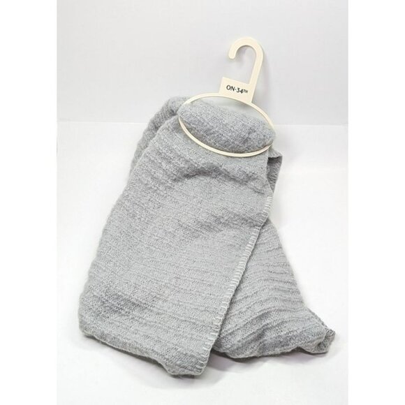 On 34th Women Grey Convertible Wrap Scarf Oversized 22" x 90" (MSRP $42) - Picture 1 of 5